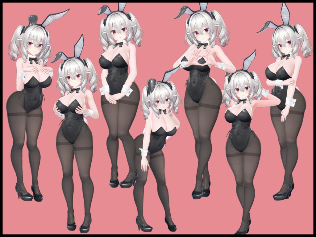 【50%OFF】自撮り用ポーズアニメーション90種~桃~