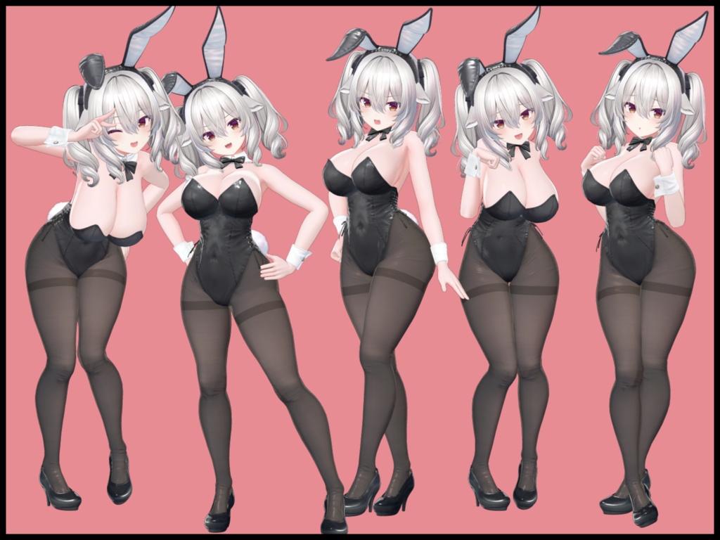 【50%OFF】自撮り用ポーズアニメーション90種~桃~
