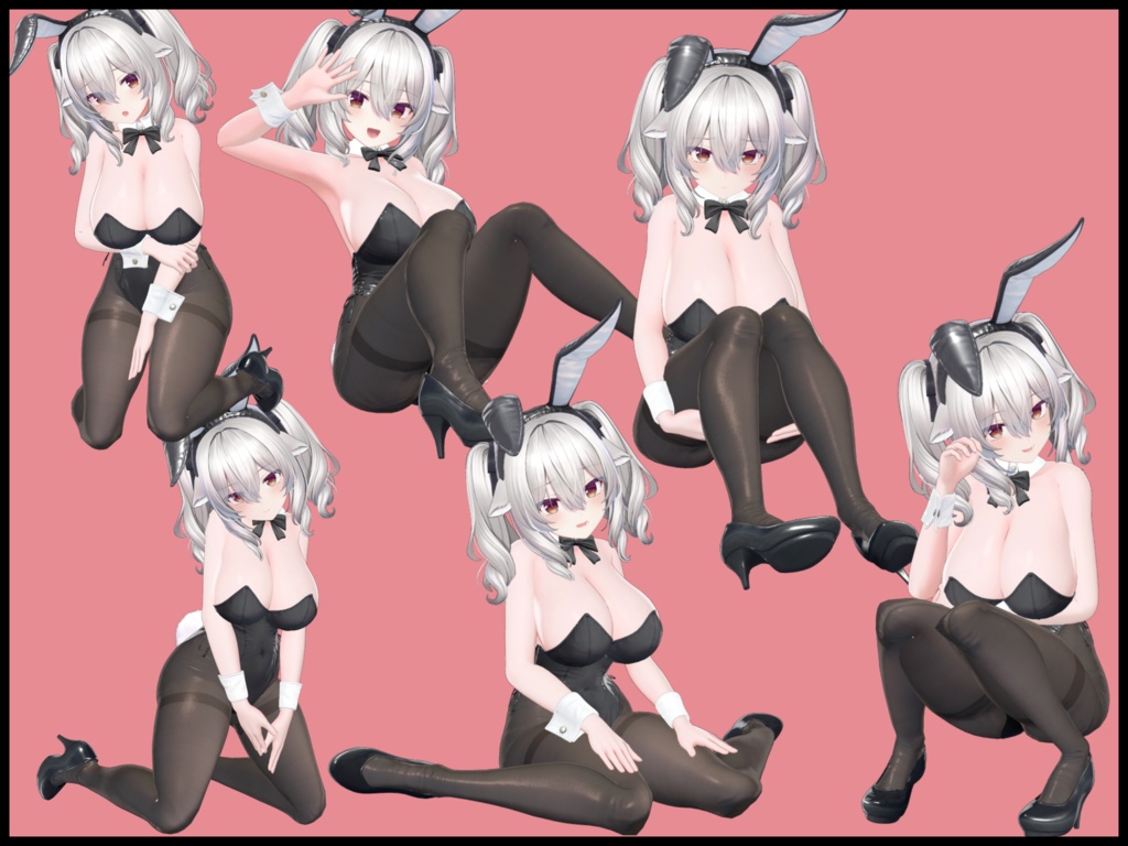 【50%OFF】自撮り用ポーズアニメーション90種~桃~