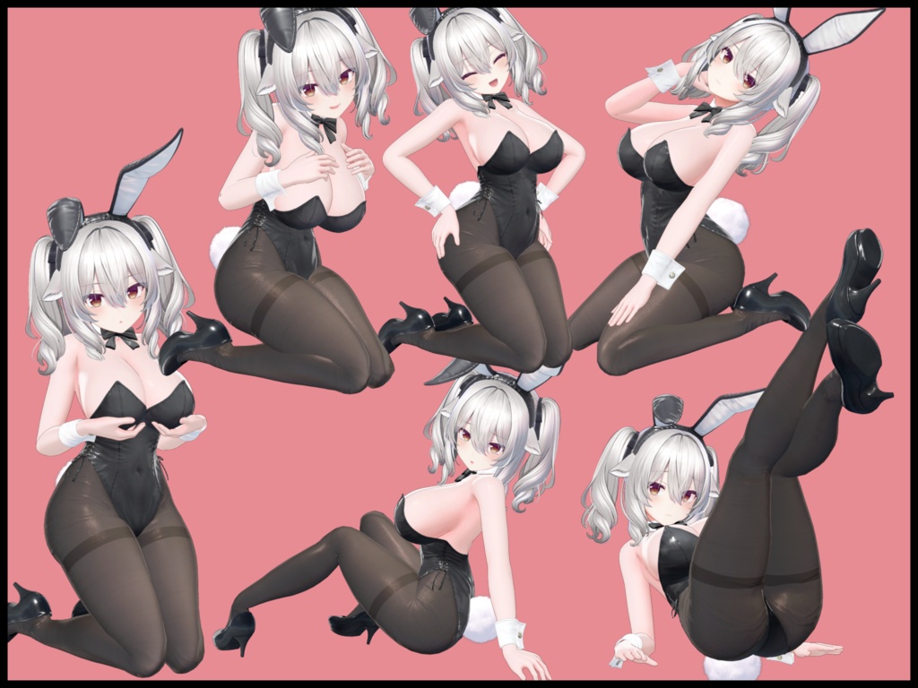 【50%OFF】自撮り用ポーズアニメーション90種~桃~