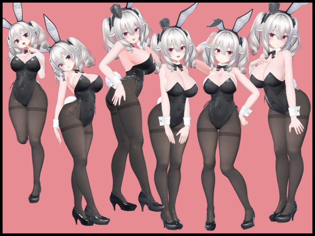 【50%OFF】自撮り用ポーズアニメーション90種~桃~