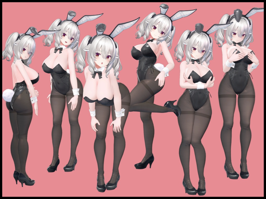 【50%OFF】自撮り用ポーズアニメーション90種~桃~