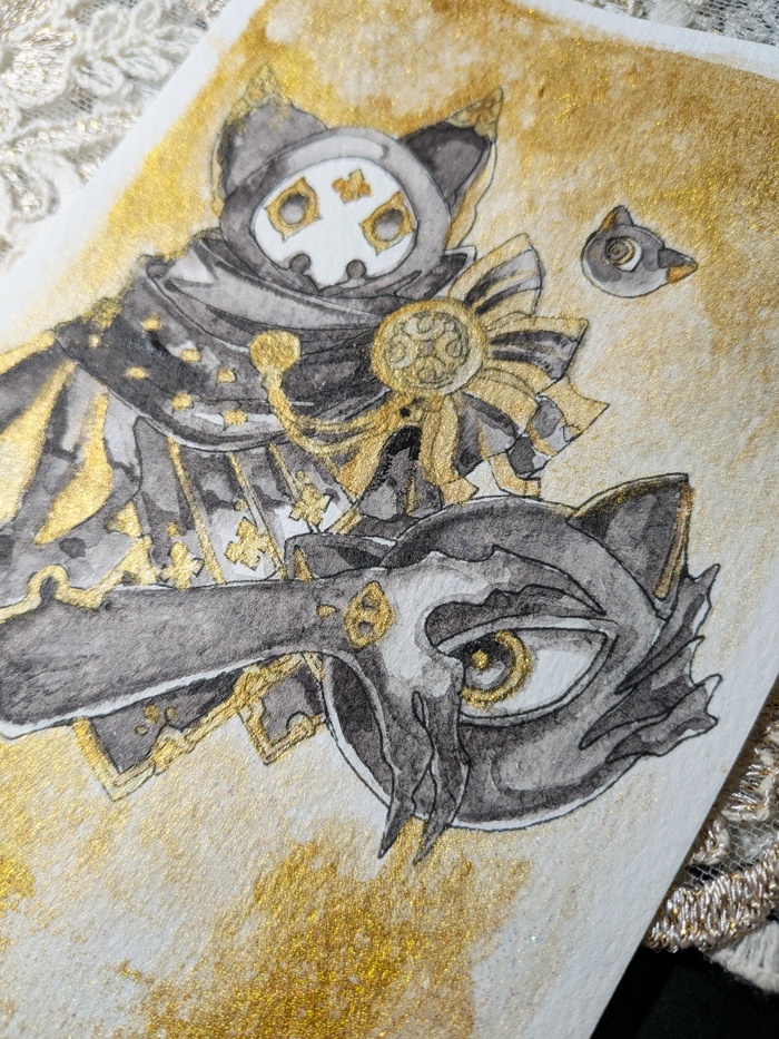 原画 ポストカードサイズ NEKO01