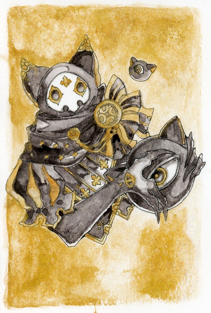 原画 ポストカードサイズ NEKO01