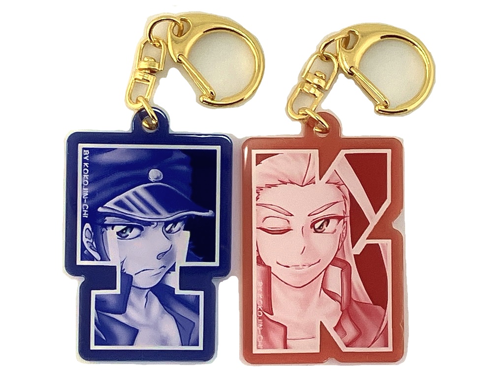 イニシャルアクリルキーホルダー轟・鏡