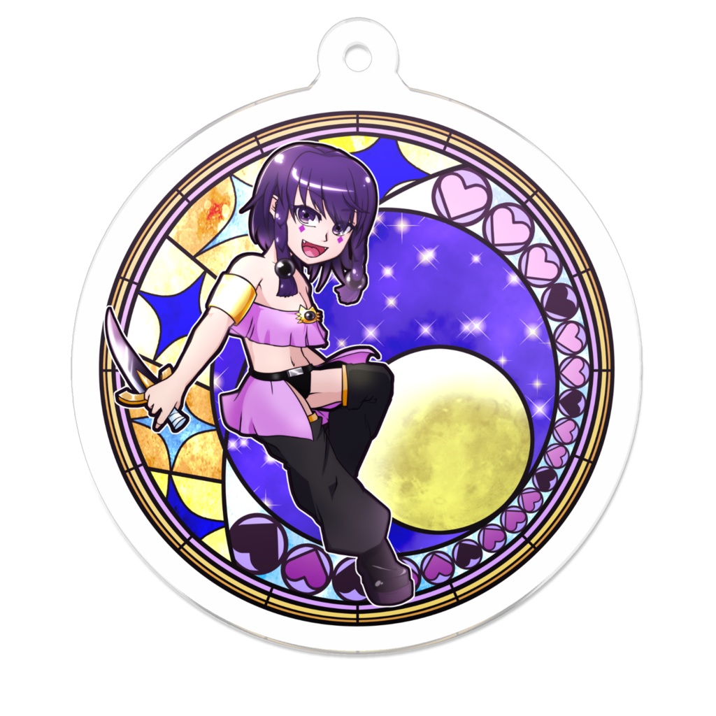 Jewel  Memories. (ジュエルメモリーズ.) オニキス　アクリルキーホルダー