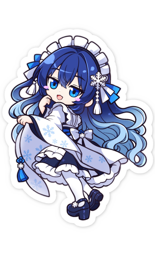 【AIメイドわーるど】Classic Maid Collection Vol.1|スマホステッカー(全4種)