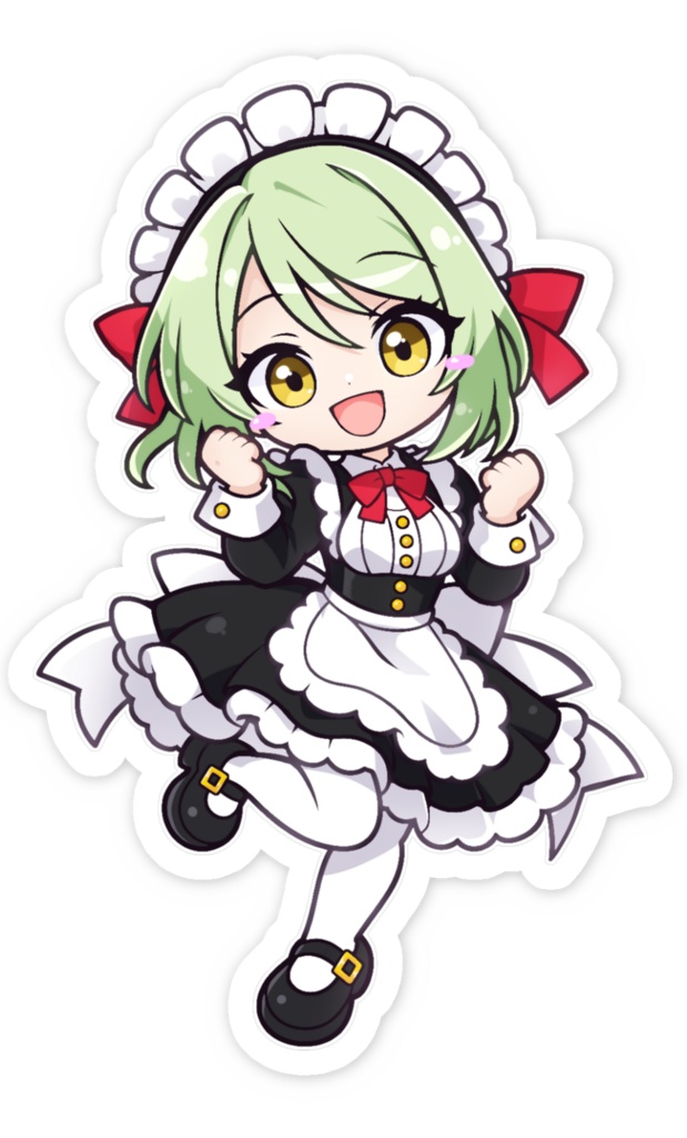 【AIメイドわーるど】Classic Maid Collection Vol.1|スマホステッカー(全4種)