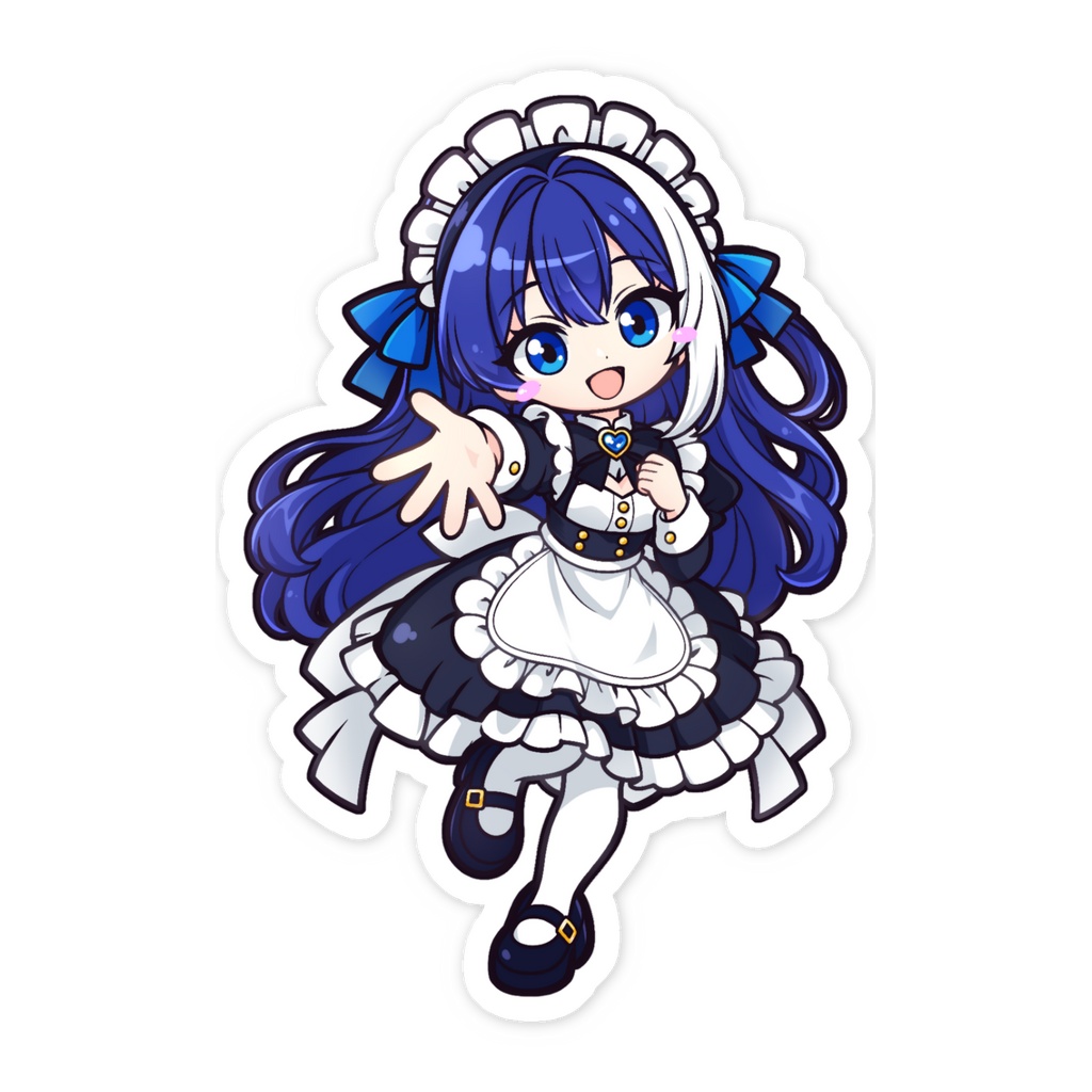 【AIメイドわーるど】Classic Maid Collection Vol.1|スマホステッカー(全4種)