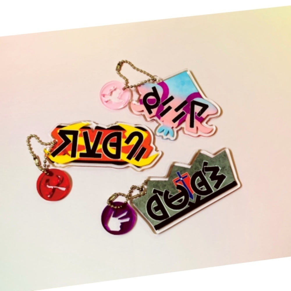 ネームキーホルダー