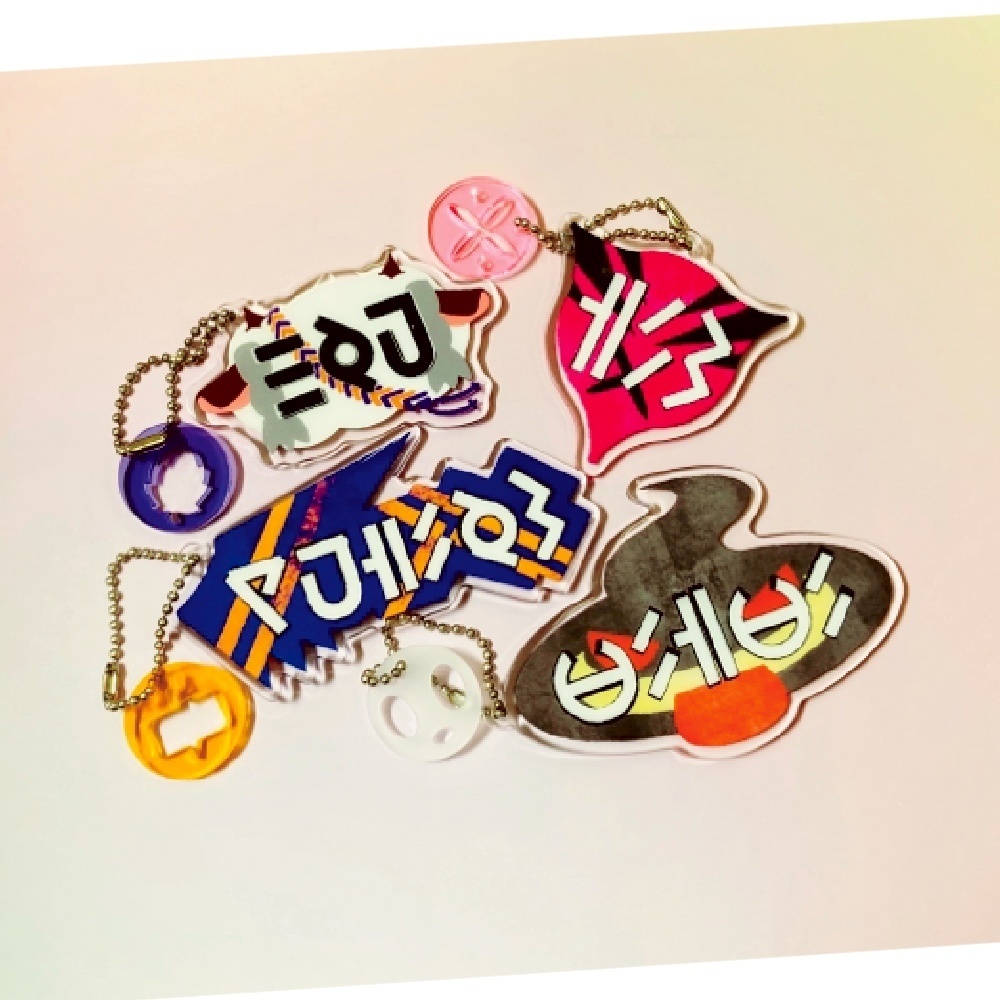 ネームキーホルダー