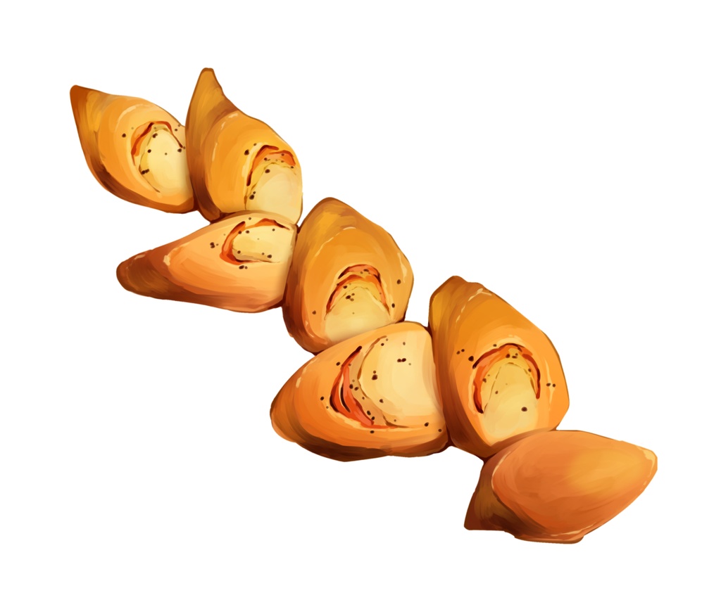 ベーコンエピのアクリルキーホルダー