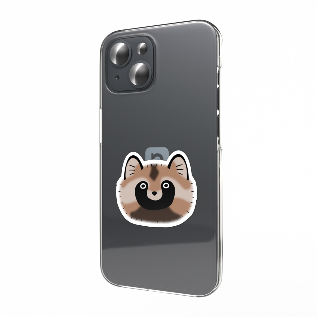 たぬKP-スマホステッカー