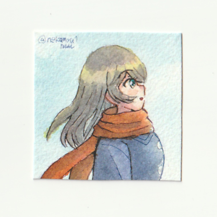 【ミニ原画】冬の１コマ