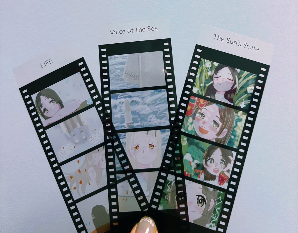 フィルム風しおり（3種セット）
