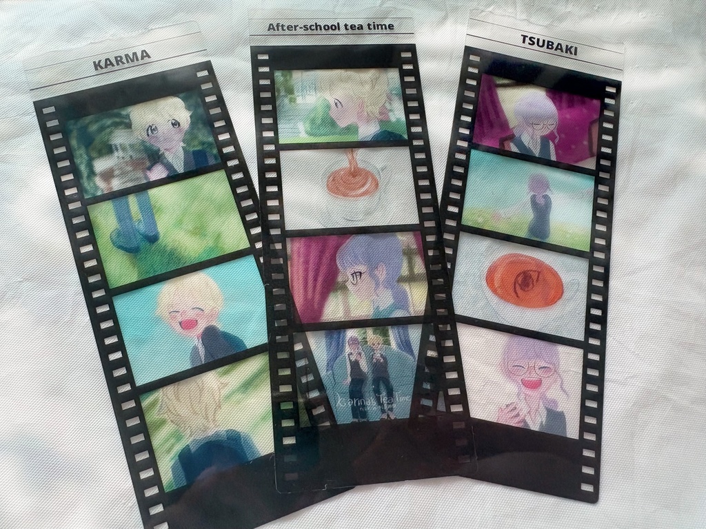 コマフィルム風しおり