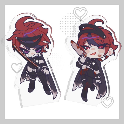 チェンジング自立アクリルスタンド&ステッカーセット