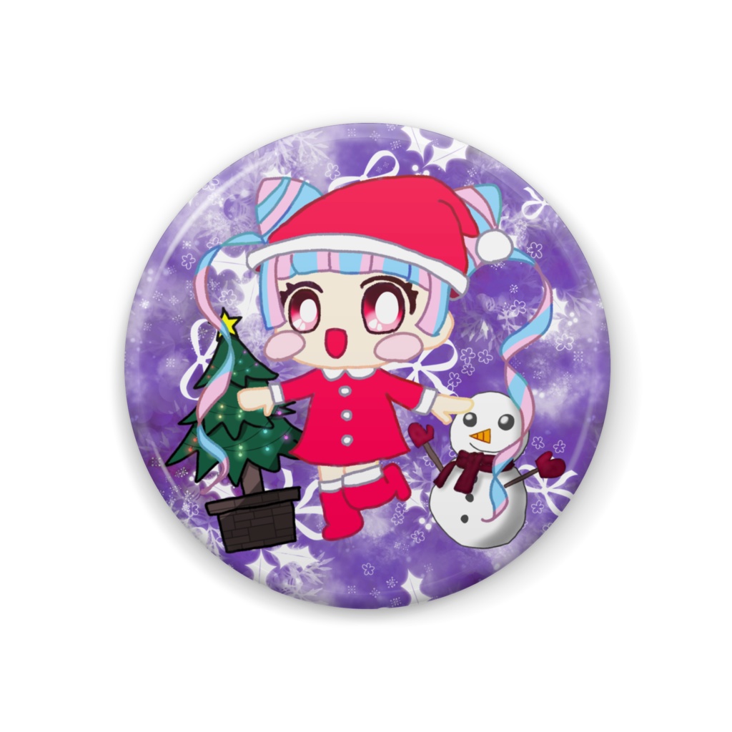 2024Xmas缶バッジ