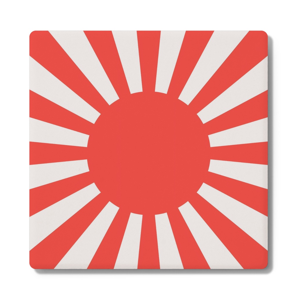 旭日旗 角形コースター