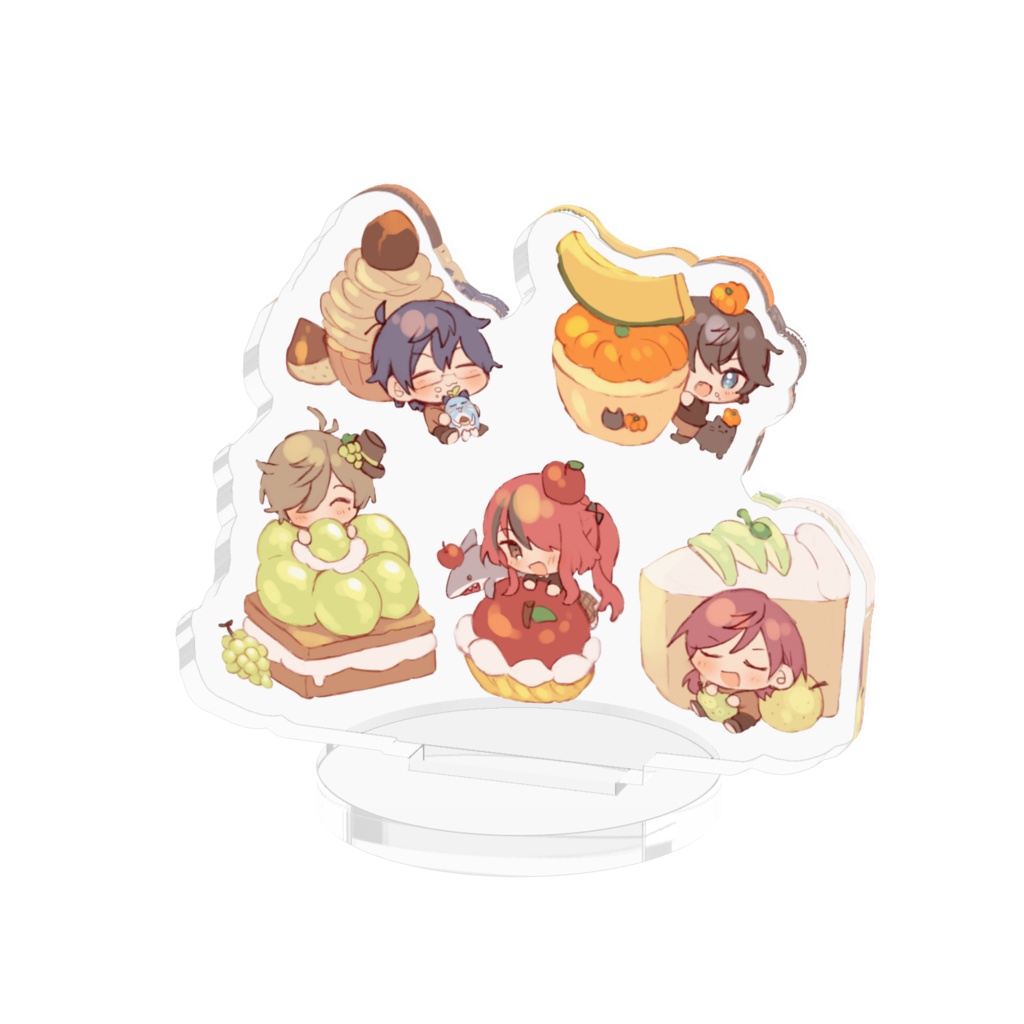 【非公式】秋スイーツエデン組アクリルフィギュア