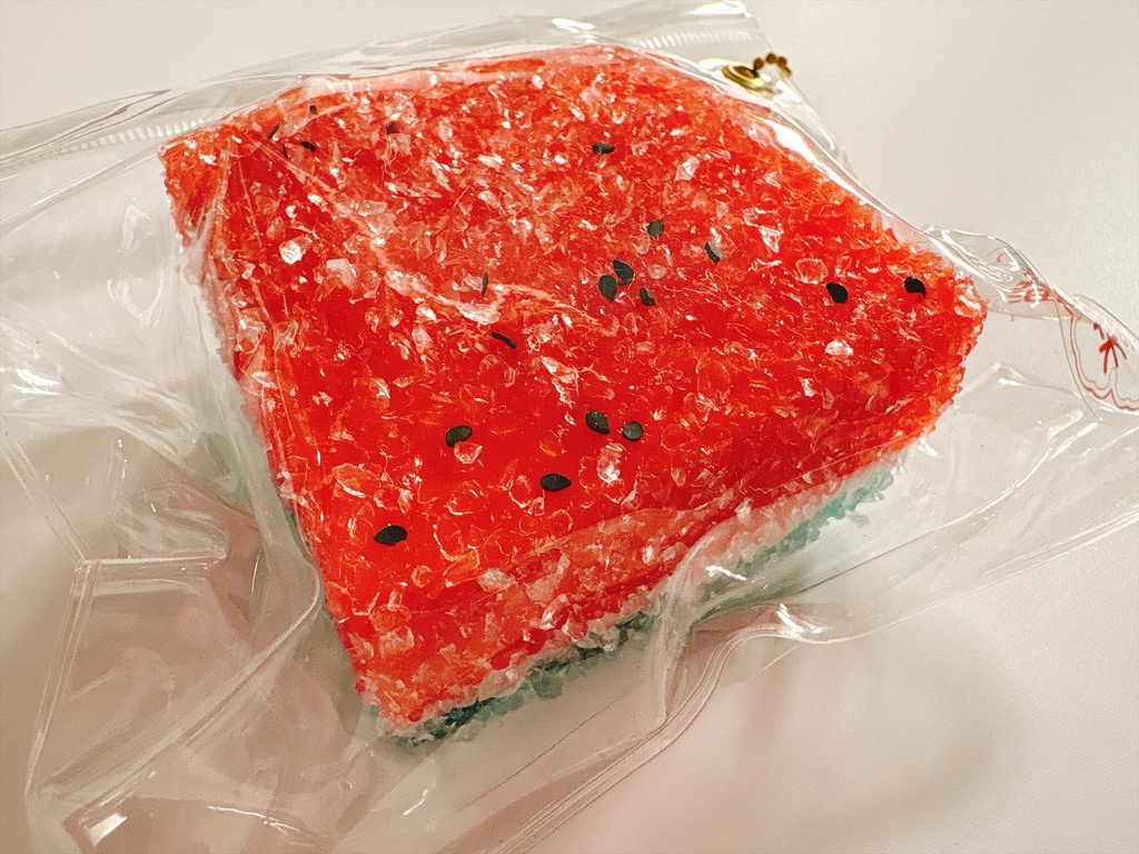 スクイーズ すいか特大 フェイクシュガー付き
