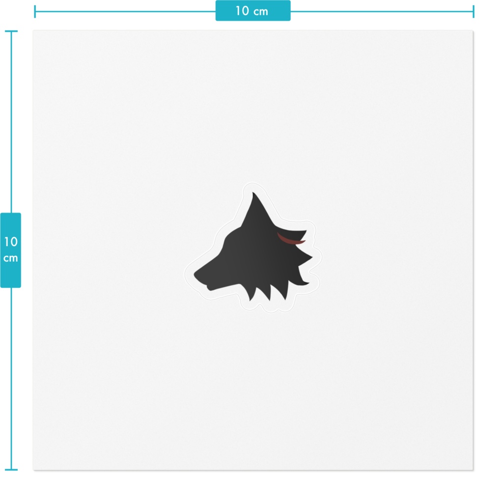 きちうるふ横顔Ver.(ステッカー)