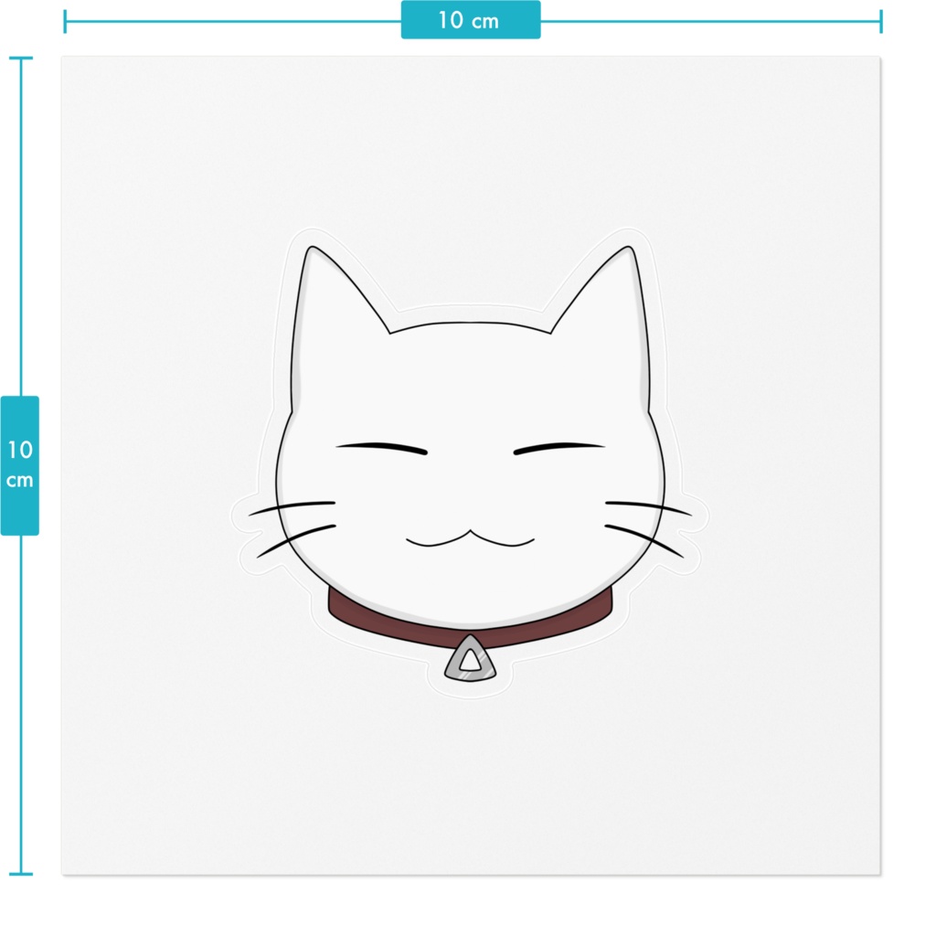きちねこ顔だけVer.(ステッカー)