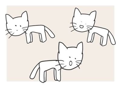 【汎用モデル】画伯ねこ【VTS対応】