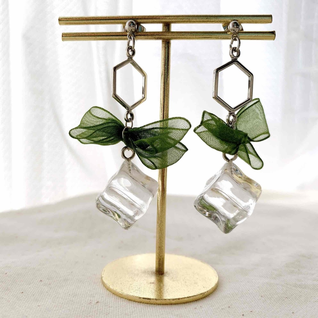 玉狛第2(三雲修)イメージシフォンリボンピアス