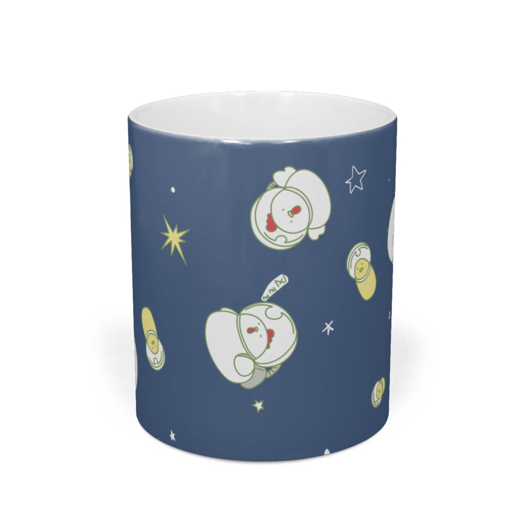 宇宙こけぴよマグカップ
