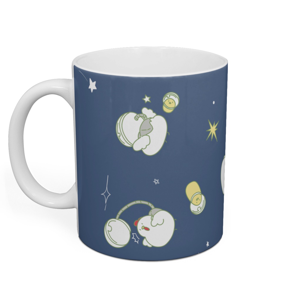 宇宙こけぴよマグカップ