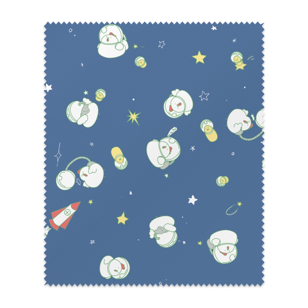 宇宙こけぴよメガネ拭き