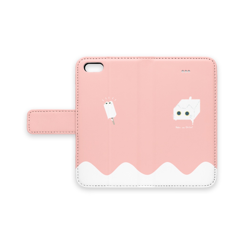 ねこは液体iPhoneケース_さくら