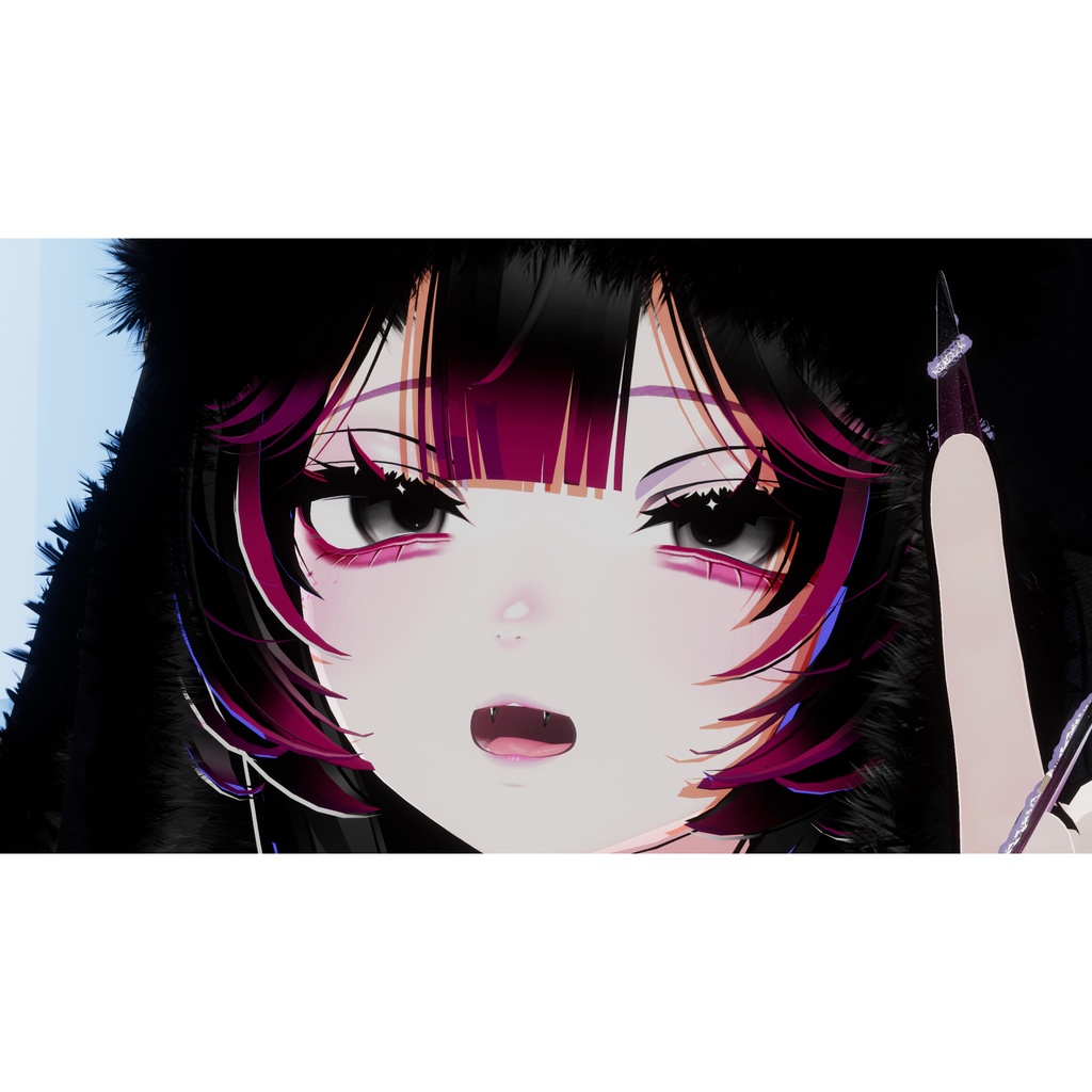 Pink Punk Makeup for しなの