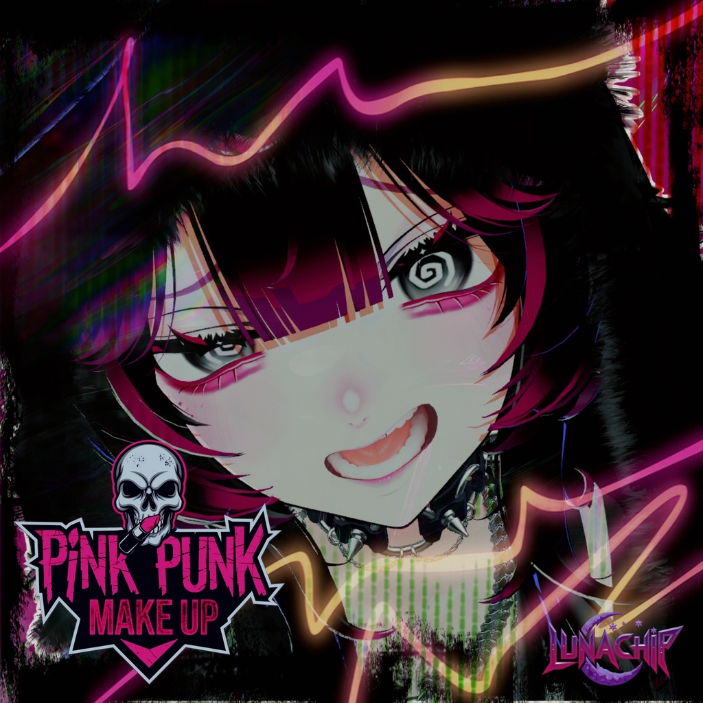 Pink Punk Makeup for しなの