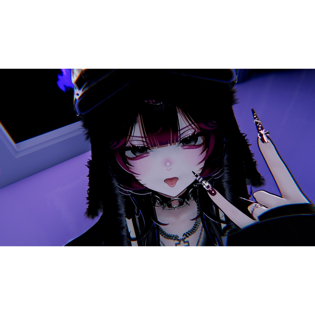 Pink Punk Makeup for しなの