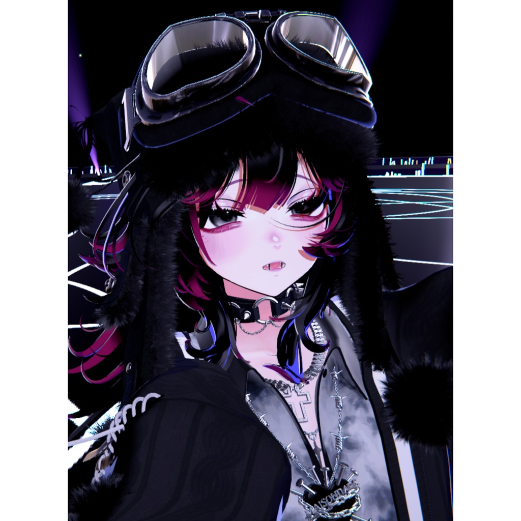 Pink Punk Makeup for しなの