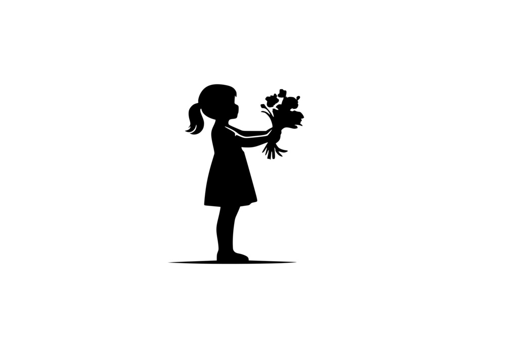 女児_花束_ロゴ