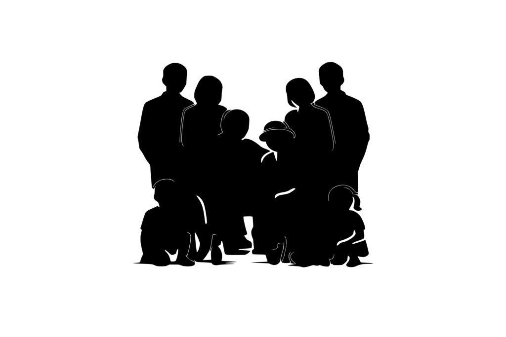 男女_老夫婦一族_ロゴ