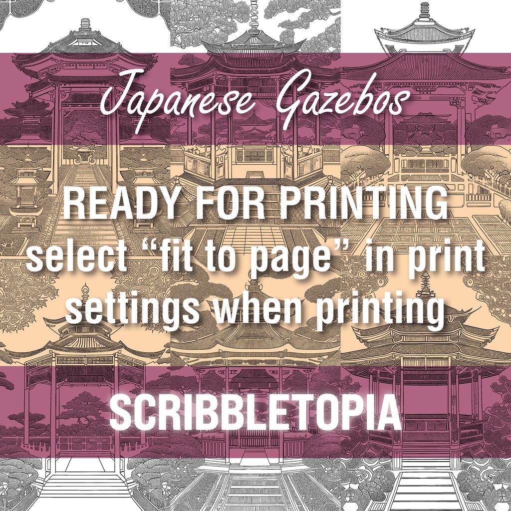 庭の塗り絵 Garden Coloring Book