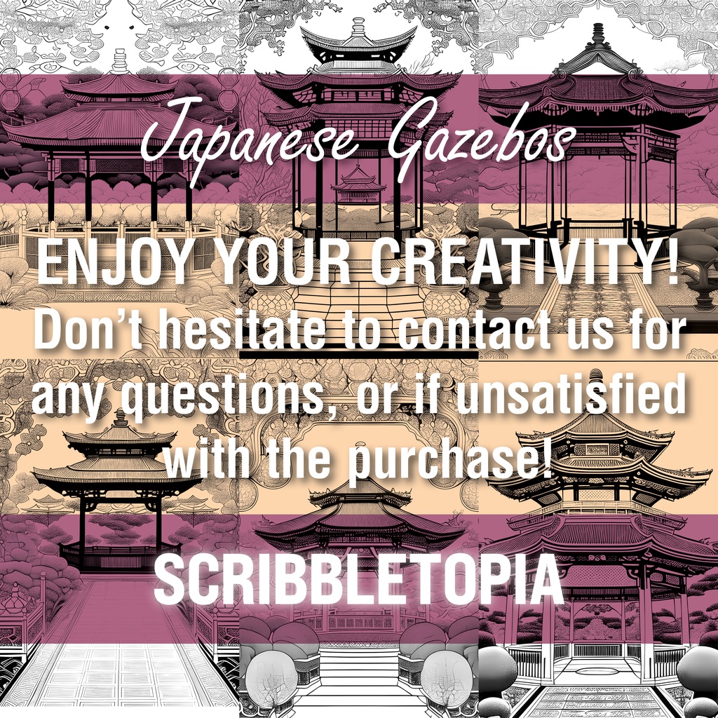 庭の塗り絵 Garden Coloring Book