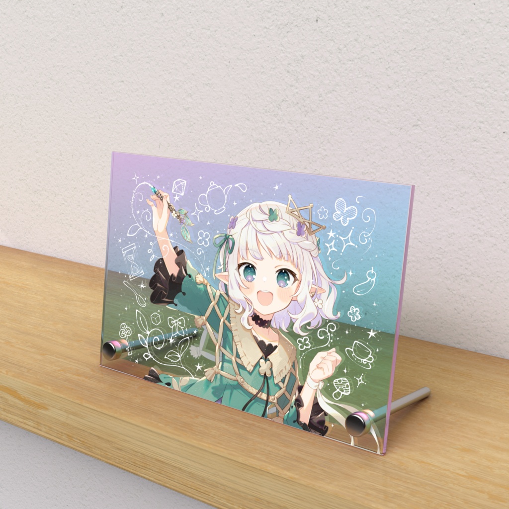【アクリルフォトパネル】お絵かきの魔法