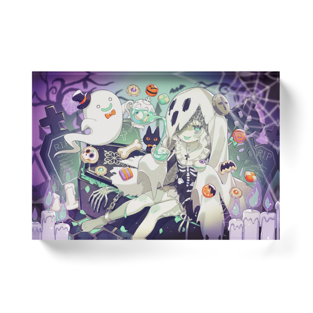 【アクリルブロック】ハロウィン・ティーパーティ