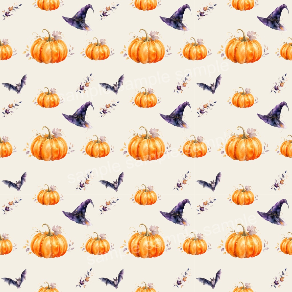大人のハロウィン｜大人の和モダン水彩パターン