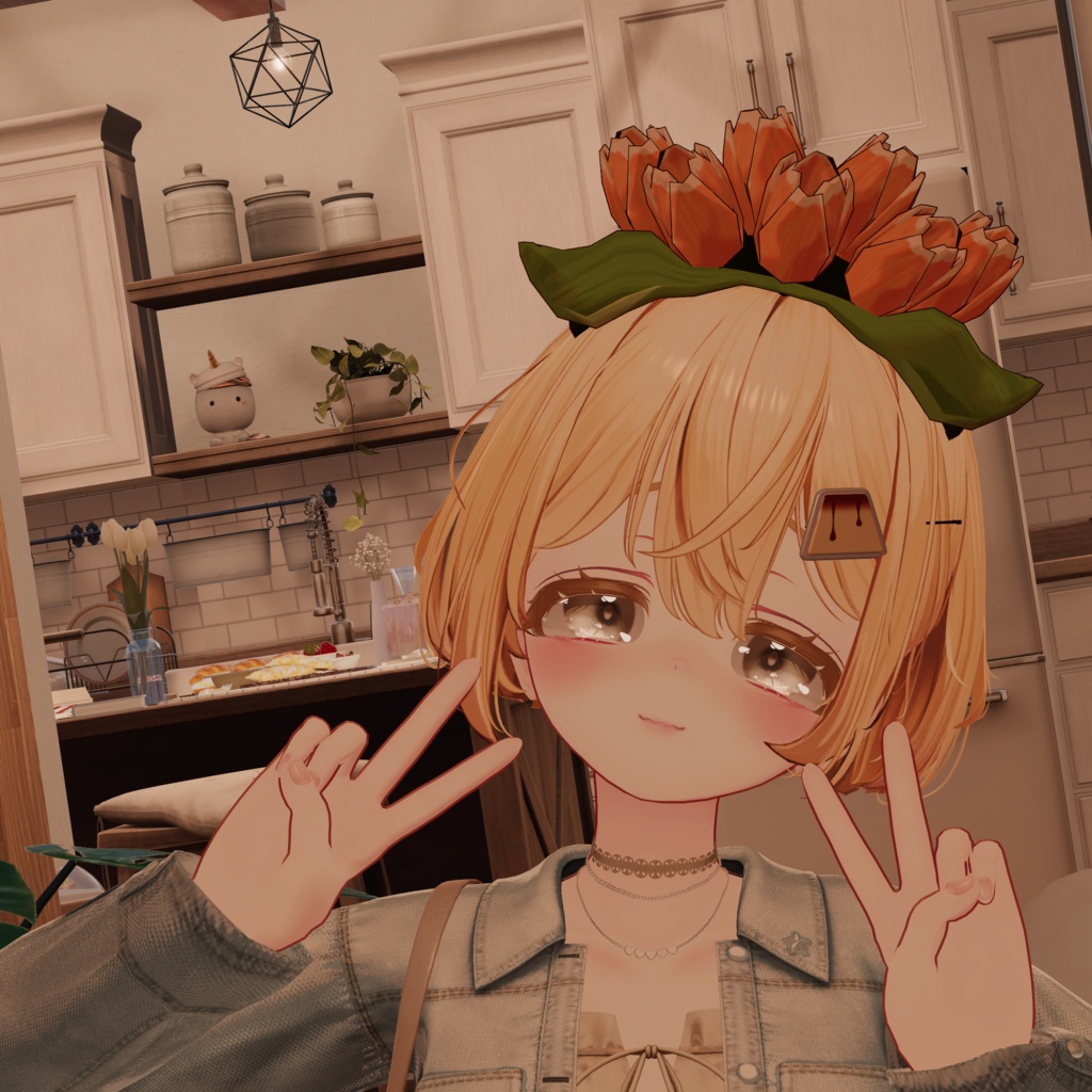 チューリップのヘアバンド TulipHairBand