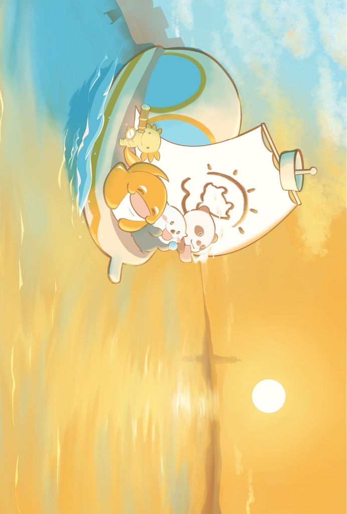 橙源郷 -Mantapia-｜出航 ポストカード