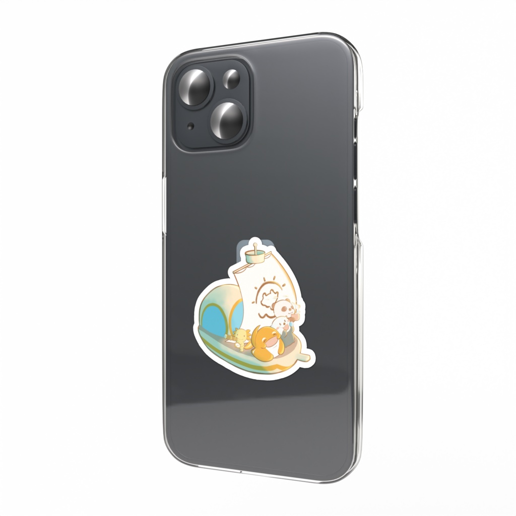 橙源郷 -Mantapia-｜出航 スマホステッカー