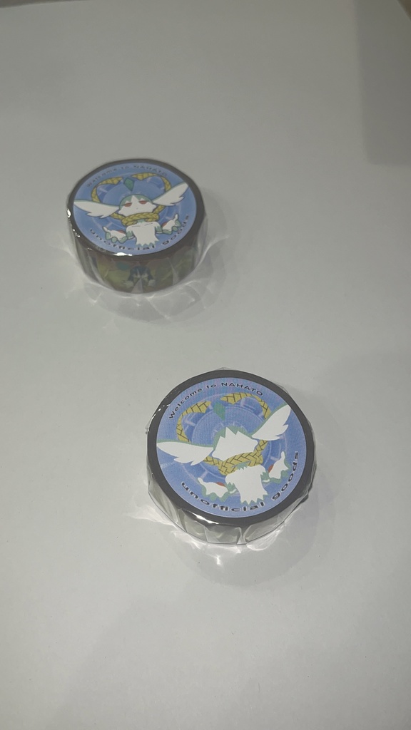 マフラー柄(キャラ有り)マスキングテープ