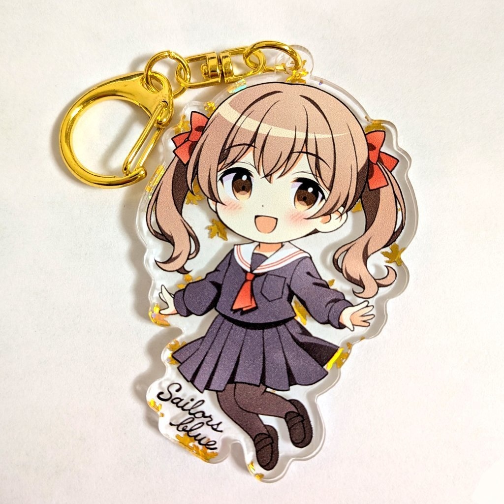 （予約商品）もみじフレークアクリルキーホルダー