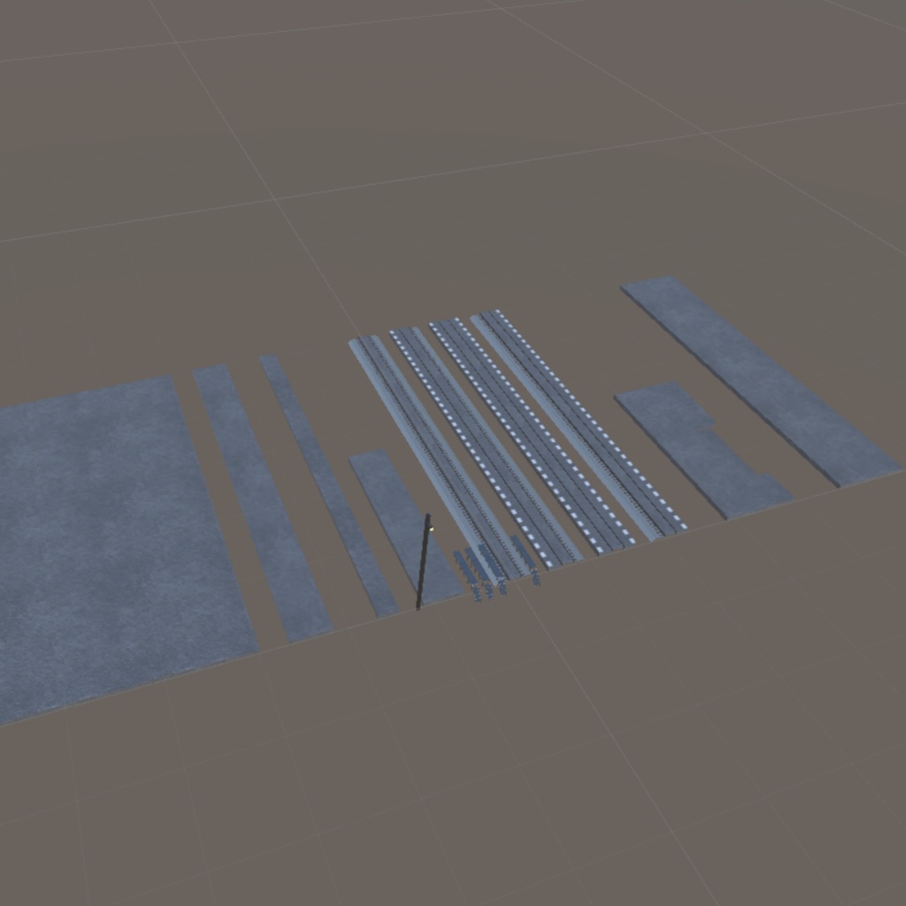 【3Dモデル】貨物駅セット